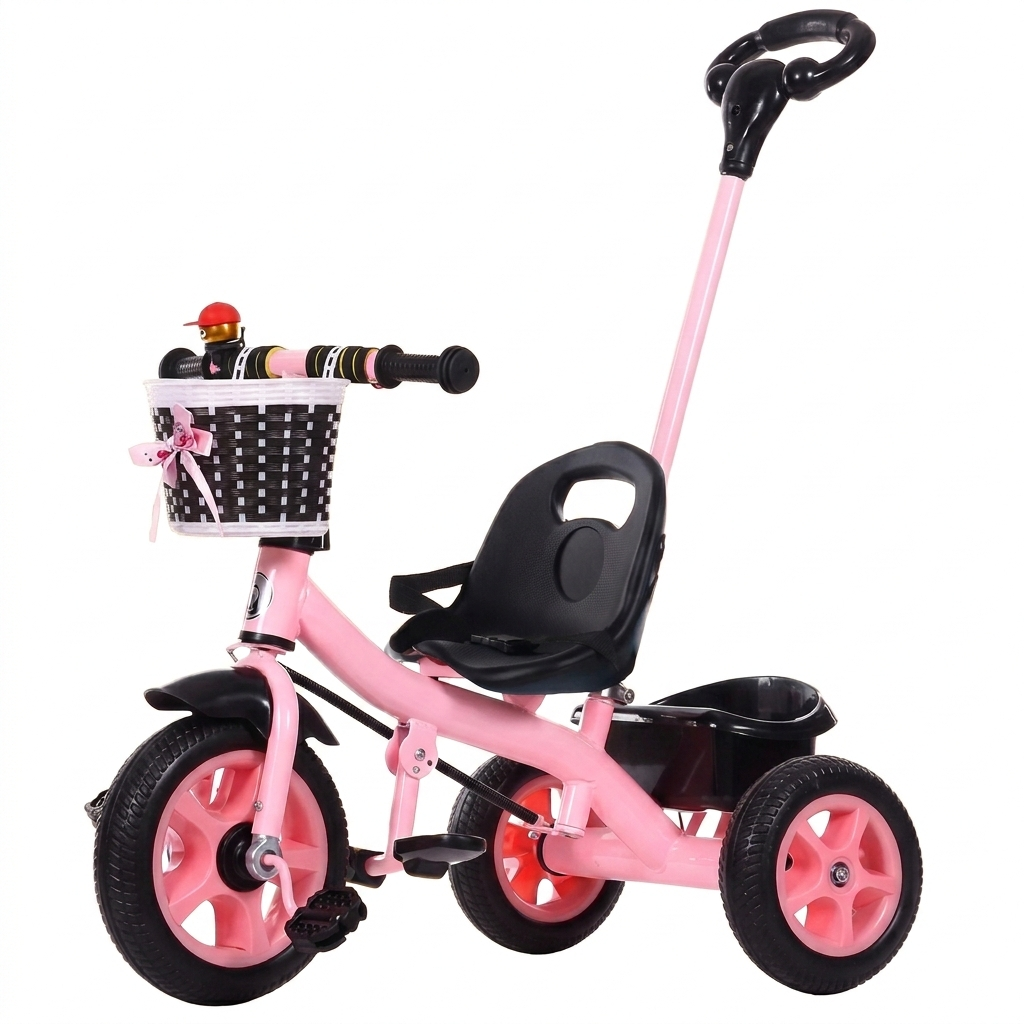 YOMO BABY Three Wheels Bike for Baby Girl & Boy with Control Push Handle