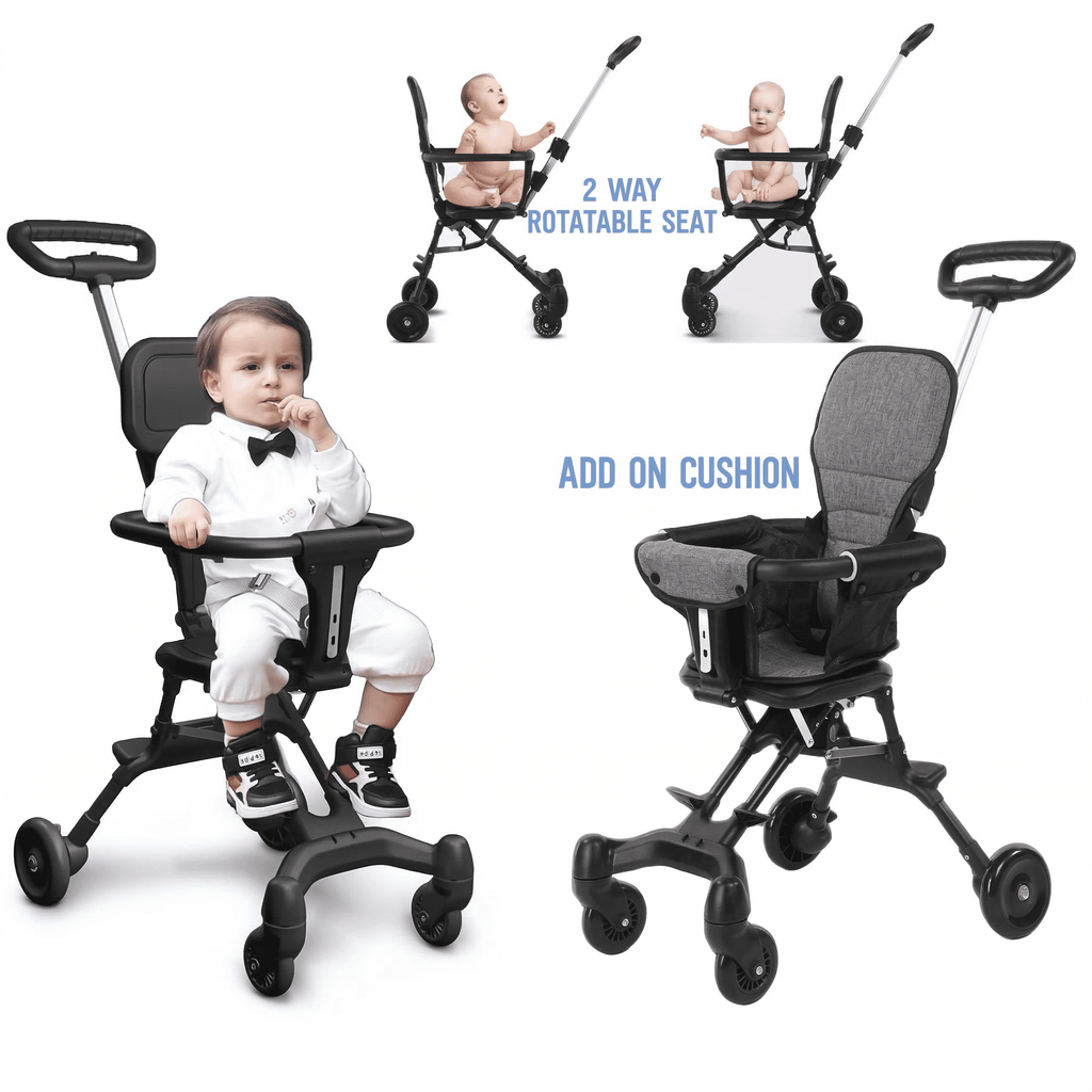 YOMO Baby Lightweight Foldable Stroller for Baby Two Way Stroller Hand Push Stroller Baby Carrier Cabin Approved