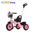 YOMO BABY 3 Wheels Trolley Bike for Baby Girl & Boy with Control Push Handle Stroller Bike