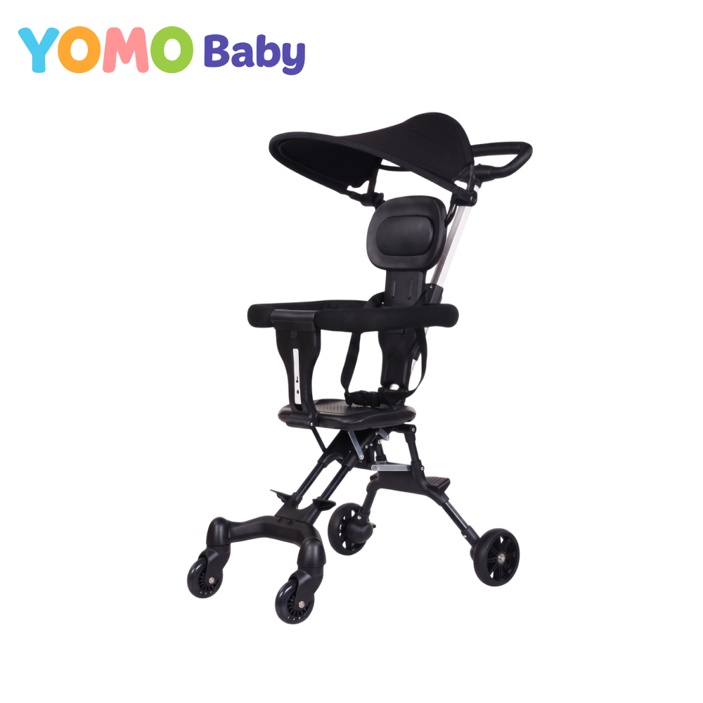 YOMO Baby Lightweight Foldable Stroller for Baby Two Way Stroller Hand Push Stroller Baby Carrier Cabin Approved